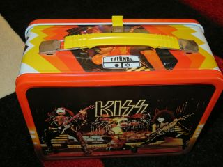 Kiss 1977 Lunchbox Lunch Box Vintage Aucoin Not Mego Alive Vinyl Alive Near