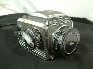 Vintage Bronica S2 W/nikkor - P 75mm F 2.  8 Lens