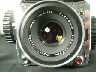 Vintage Bronica S2 w/Nikkor - P 75mm F 2.  8 lens 4