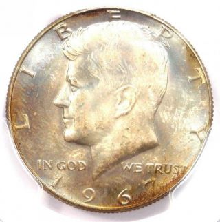 1967 Kennedy Half Dollar (50c Coin) - Pcgs Ms67 - Rare In Ms67 - $1,  600 Value