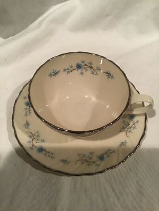 VINTAGE LENOX CHANSON TEA CUP & SAUCER. 2