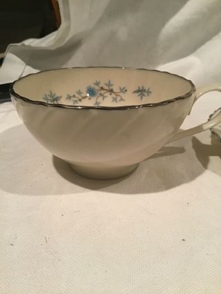 VINTAGE LENOX CHANSON TEA CUP & SAUCER. 4