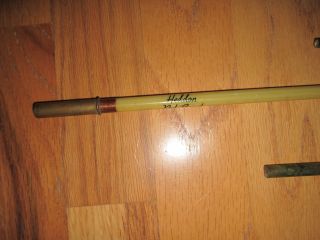VINTAGE FLY ROD - HEDDON PHIL SPOOK 3351 & OTHER BAMBOO RODS - FLIES - TUB RR 2