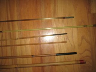 VINTAGE FLY ROD - HEDDON PHIL SPOOK 3351 & OTHER BAMBOO RODS - FLIES - TUB RR 3