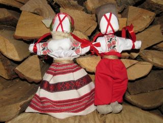 Handmade Scythian - Sarmats - Slavic Charm - Amulet Big Doll Motanka " Not Separatede "