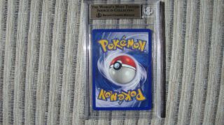 1999 Pokemon Shadowless Charizard Holographic card 4 BGS 9.  5 Gem pop 14 2