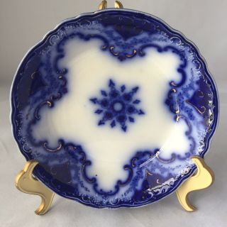 Antique Flow Blue Alfred Meakin Cambridge Bowl