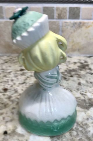 Vintage Enesco Cupcake Lady Figurine Green (2 Of 2) 2