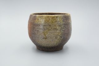 Vintage Japanese Shigaraki Ware Pottery Chawan Tea Bowl