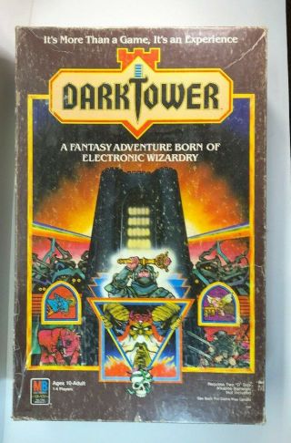 Vintage Dark Tower Milton Bradley Electronic Fantasy Board Game