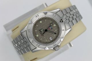 Tag Heuer Brown Granite Professional Sport 1500 Watch Mens WD1211 Crystal 3