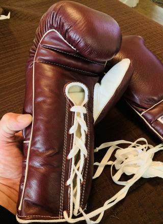 Rare Vintage Flores Boxing Fight Gloves 5
