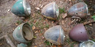 Vintage 1940s Headlights Rat Rod