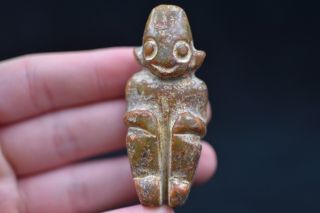 Old Chinese Old Jade Hongshan Culture Hand Carved Amulet Pendant H106
