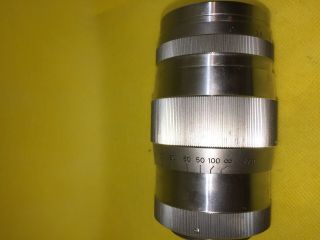 vintage canon rangefinder camera lens.  85mm f/1.  9 2