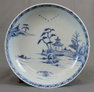 Nanking Chinese Shipwreck Porcelain Cargo Blue And White Flying Geese Dish C1750