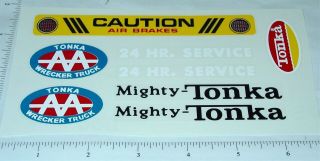Mighty Tonka Aa Wrecker Sticker Set Tk - 063w