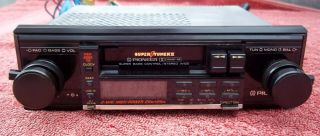 " Old School " Vintage Pioneer Shaft Style Stereo Cassette Receiver Keh - 8282 Tr