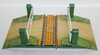 Boxed Antique Tin Litho Hornby Trains No.  1 Level Crossing O Gauge