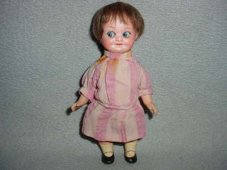Antique Am 323 Googly Eyed Bisque Head Doll