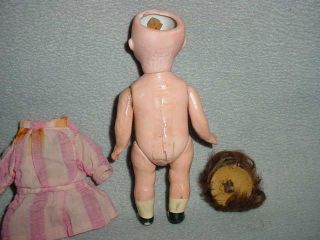 Antique AM 323 Googly Eyed Bisque Head Doll 6