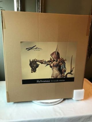 Lin Studios SYLVANAS Warcraft 1:4 Scale Statue 141/270 Very Rare 12