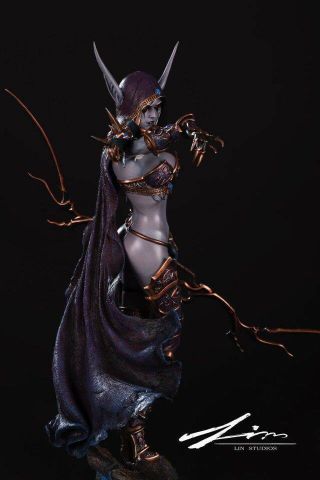 Lin Studios SYLVANAS Warcraft 1:4 Scale Statue 141/270 Very Rare 2