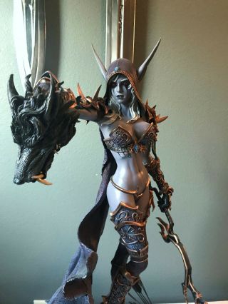 Lin Studios SYLVANAS Warcraft 1:4 Scale Statue 141/270 Very Rare 5