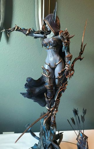 Lin Studios SYLVANAS Warcraft 1:4 Scale Statue 141/270 Very Rare 8