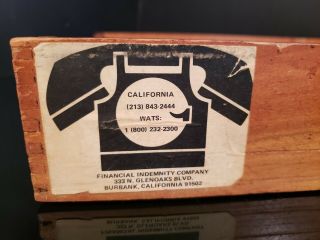 Vintage Wood Inbox LETTER Paper Tray File Desk Letter Box Mitered Corners Carver 2