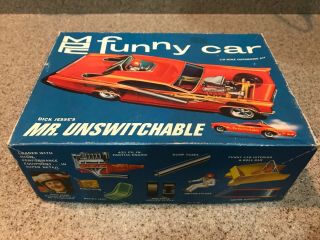 Mpc Mr.  Unswitchable Gto Funny Car Inside Kit 701 Circa 1967