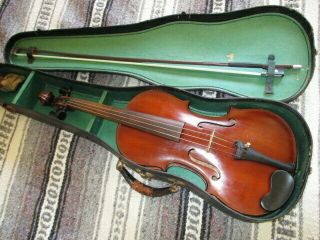 Rare Fine Old Antique 20s Vintage Nippon Japanese 4/4 Violin - Solo Tone 2