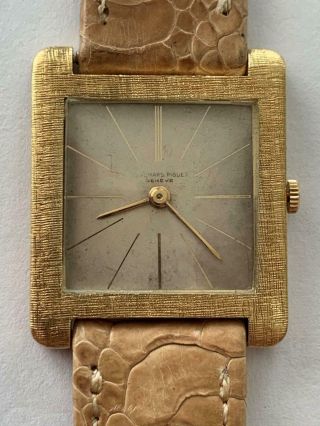 Audemars Piguet Mens 18k Gold Ultra Thin Vintage Wristwatch 9 Duzium