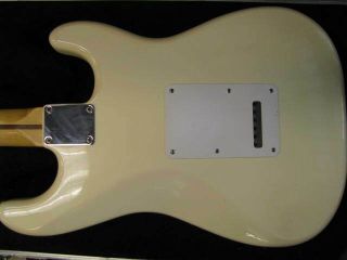 FENDER MIM Mexican Standard Stratocaster Guitar Vintage White w/case left handed 6
