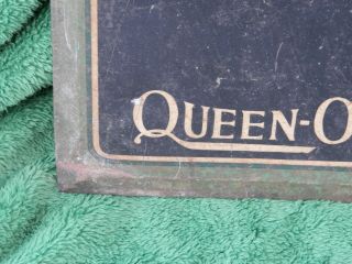 Vintage Rare Queen - O Sparkling Beverages Birch Beer Menu Board/Chalkboard Sign 6