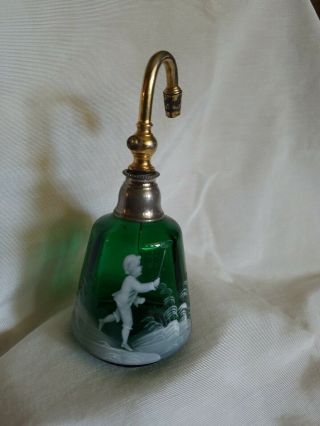 Antique Mary Gregory Perfume Atomizer