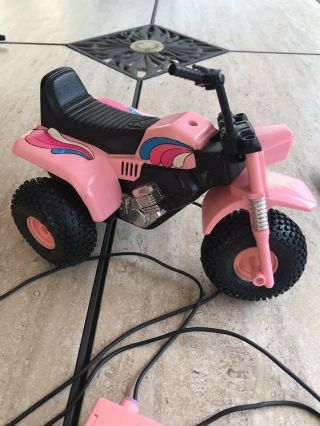 Vintage Wired Remote Control 3 Wheeler ATC 250 Cycle Trike VERY RARE PINK 4