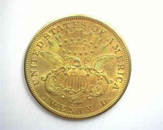 1873 - CC LIBERTY HEAD $20 GOLD DOUBLE EAGLE UNCIRCULATED,  VERY RARE LOW MINTAGE 3