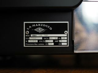 La Marzocco GS3 - S.  B - M.  P.  Rare Home Espresso Machine Brewer 115v AWESOME 8