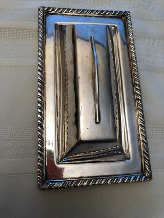 Vintage Sterling Silver Butter Dish.  925 7