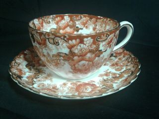 Victorian Vintage Radfords Bone China Fenton Tea Cup Saucer