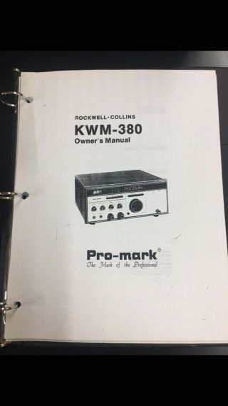 Rockwell Collins KWM - 380 Pro - mark Vintage Ham Radio Transceiver 8