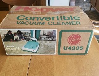 Vintage Rare Hoover U4335 Upright Convertible Vacuum Cleaner Usa