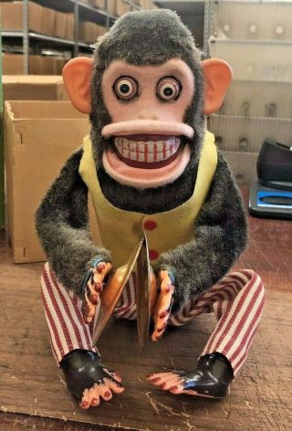 Vintage Daishin Musical Jolly Chimp Monkey Box 3