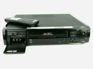 1998 rare vintage JVC HR - S7500U VHS (SVHS) VCR w/remote (see pictures) 2