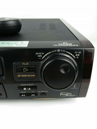 1998 rare vintage JVC HR - S7500U VHS (SVHS) VCR w/remote (see pictures) 5