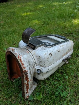 Vintage Old Air Station,  ECO Air Meter Tire Pump wall mount (ship anywhere) 3
