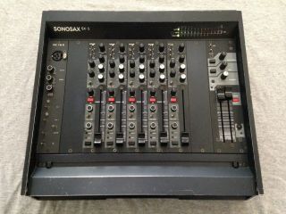 Sonosax Sx - S8 Mixing Console Vintage Swiss Made Mixer