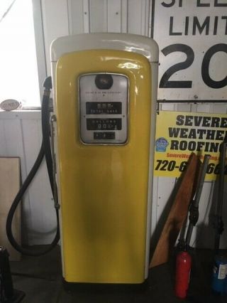 Vintage Gas Station Pump,  Has Been Restored,
