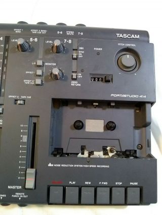 Vintage TASCAM Portastudio 414 MKII 4 - track Analog Cassette Recorder Mk2 3
